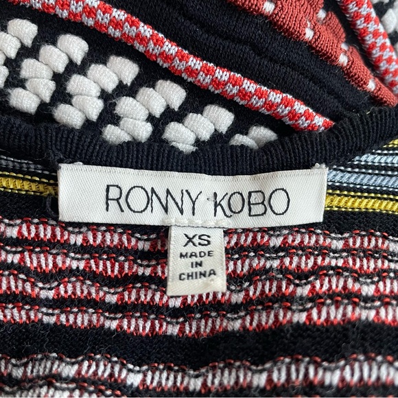 Ronny Kobo Striped Sleeveless Sweater Dress - Picture 4 of 8